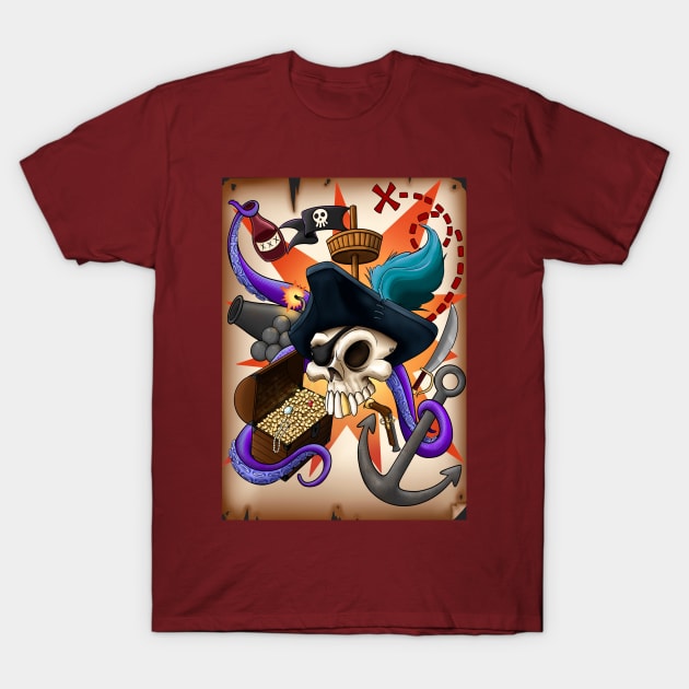 Ahoy mateys! T-Shirt by Willow Works